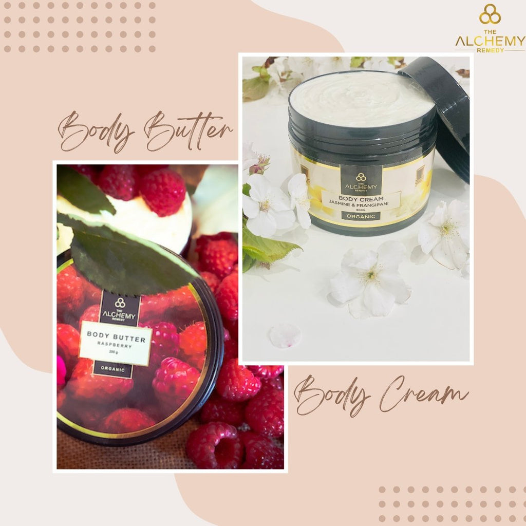 Body Butter vs Body Cream…how to choose!