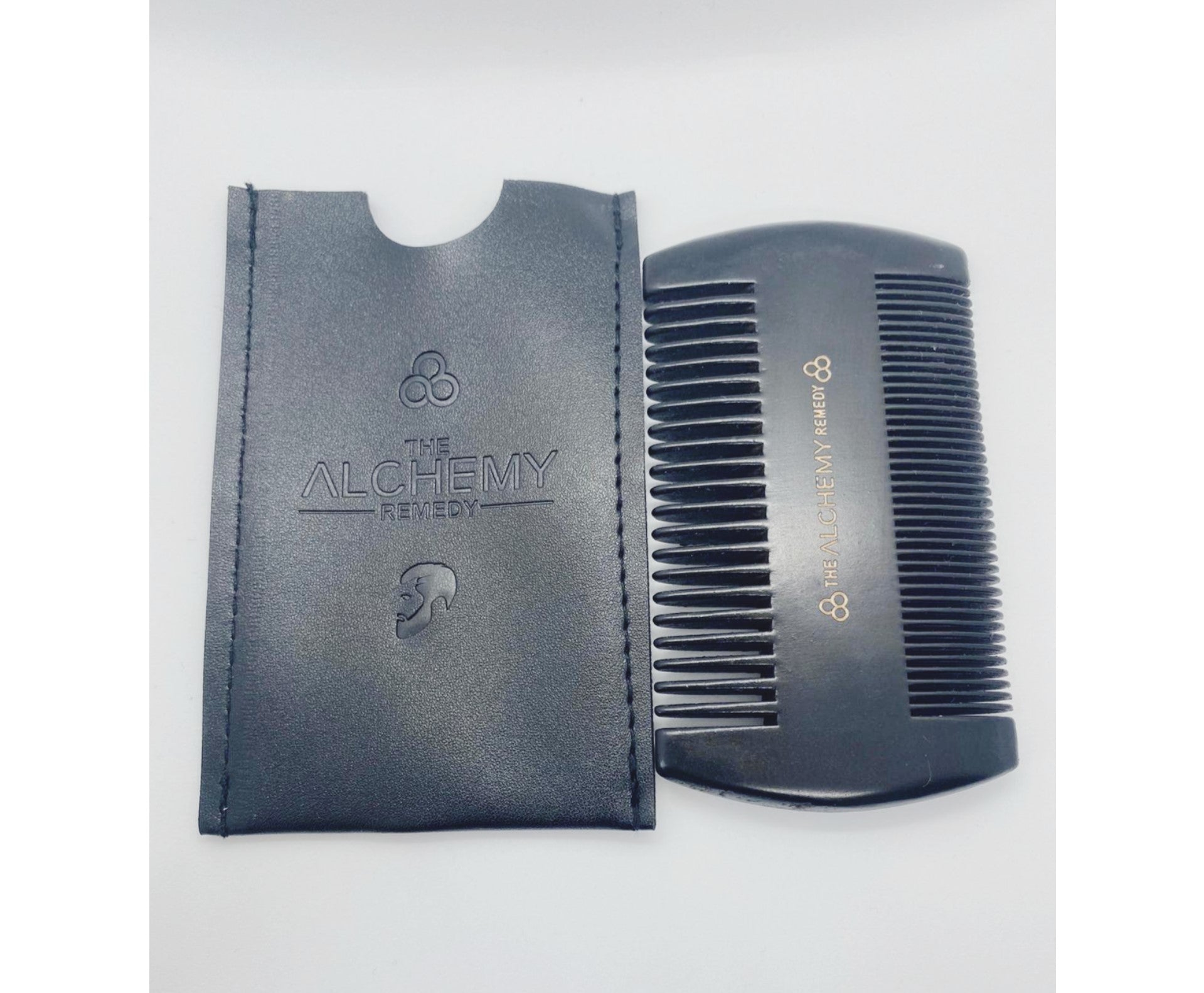Black Wooden Comb & Brush Set - The Alchemy Remedy