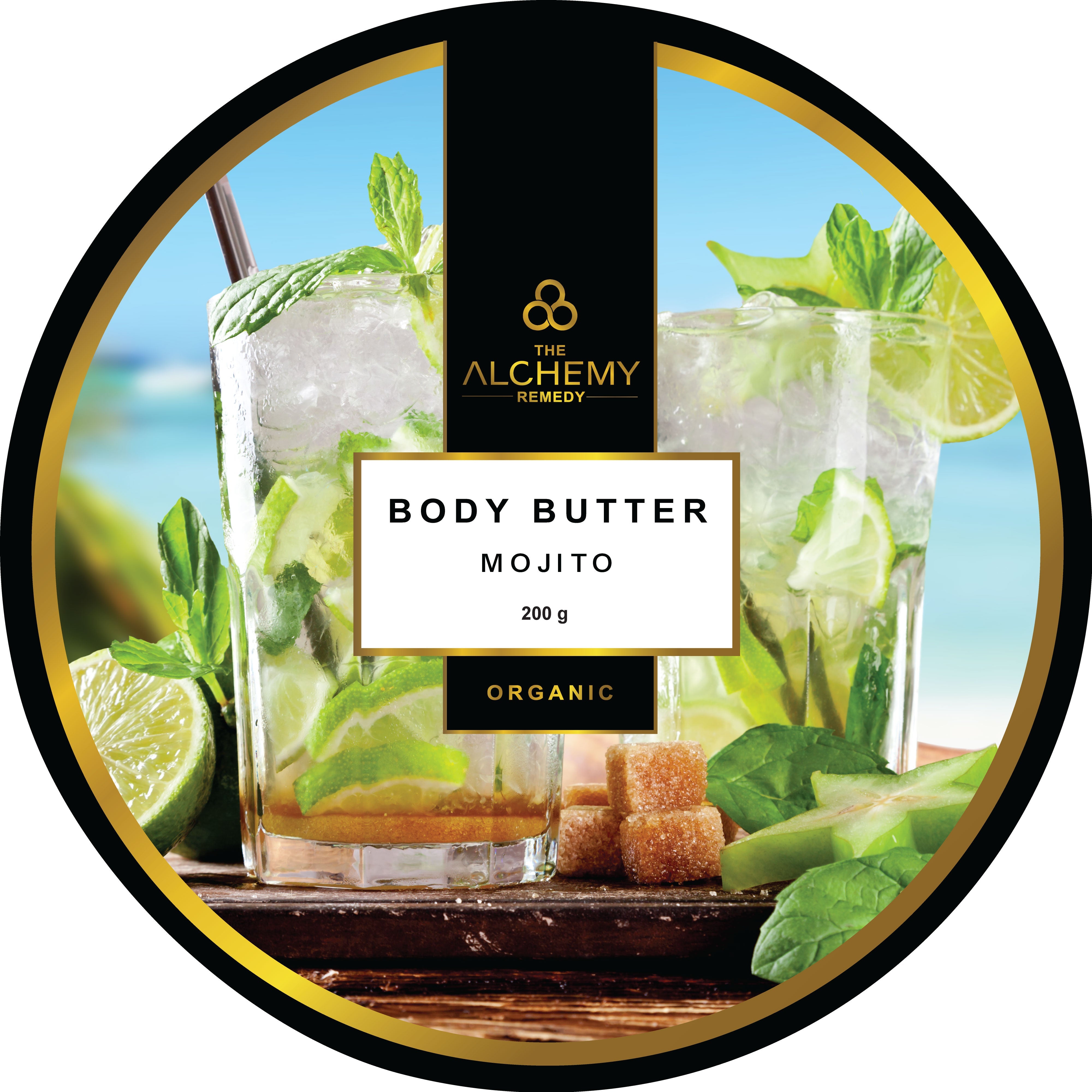 Organic Whipped Mojito Body Butter - The Alchemy Remedy