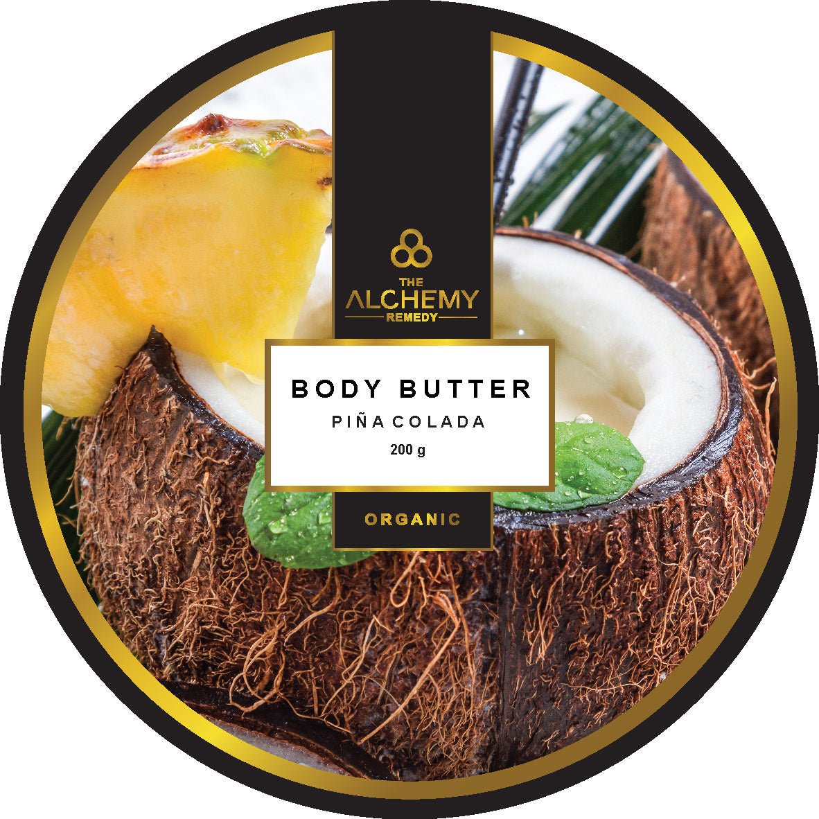 Organic Whipped Pina Colada Body Butter - The Alchemy Remedy